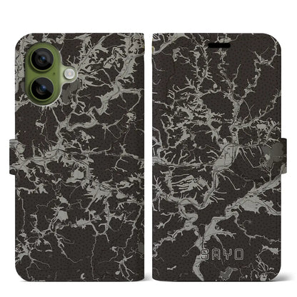 【佐用（兵庫県）】地図柄iPhoneケース（手帳タイプ）