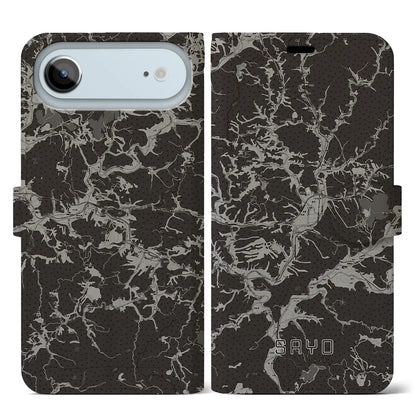 【佐用（兵庫県）】地図柄iPhoneケース（手帳タイプ）