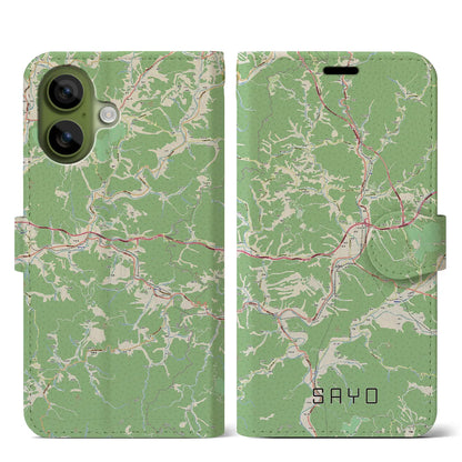 【佐用（兵庫県）】地図柄iPhoneケース（手帳タイプ）