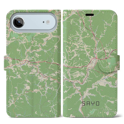 【佐用（兵庫県）】地図柄iPhoneケース（手帳タイプ）