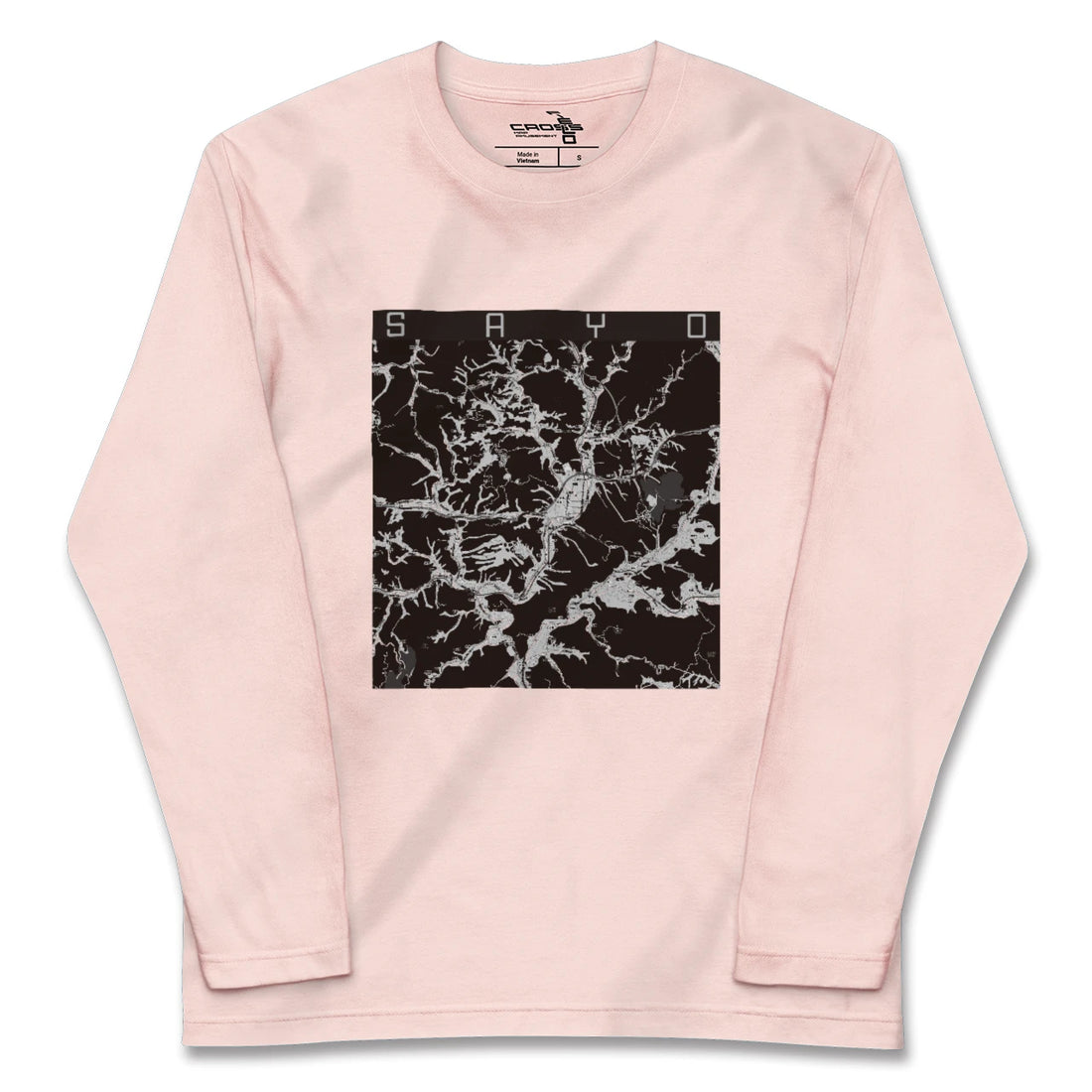 【佐用（兵庫県）】地図柄ロングスリーブTシャツ