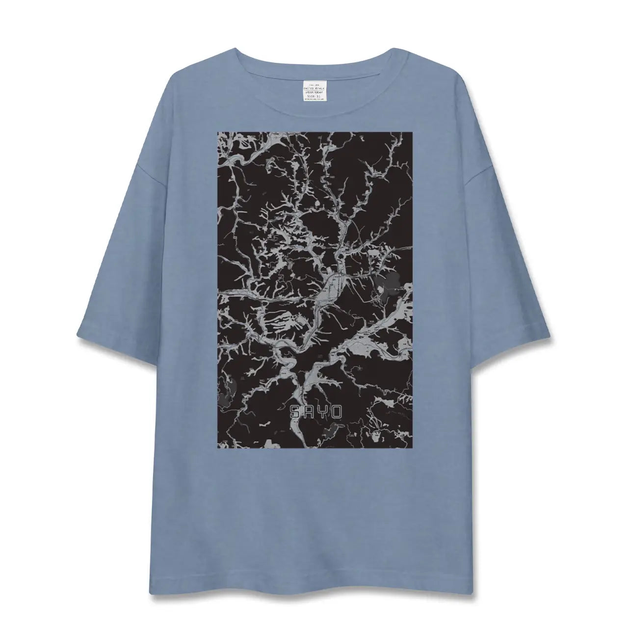 【佐用（兵庫県）】地図柄ビッグシルエットTシャツ