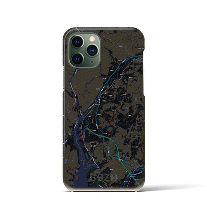 【佐々（長崎県）】地図柄iPhoneケース（バックカバータイプ）