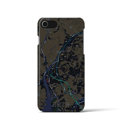 【佐々（長崎県）】地図柄iPhoneケース（バックカバータイプ）