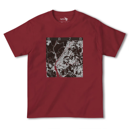 【佐々（長崎県）】地図柄ヘビーウェイトTシャツ