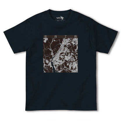 【佐々（長崎県）】地図柄ヘビーウェイトTシャツ