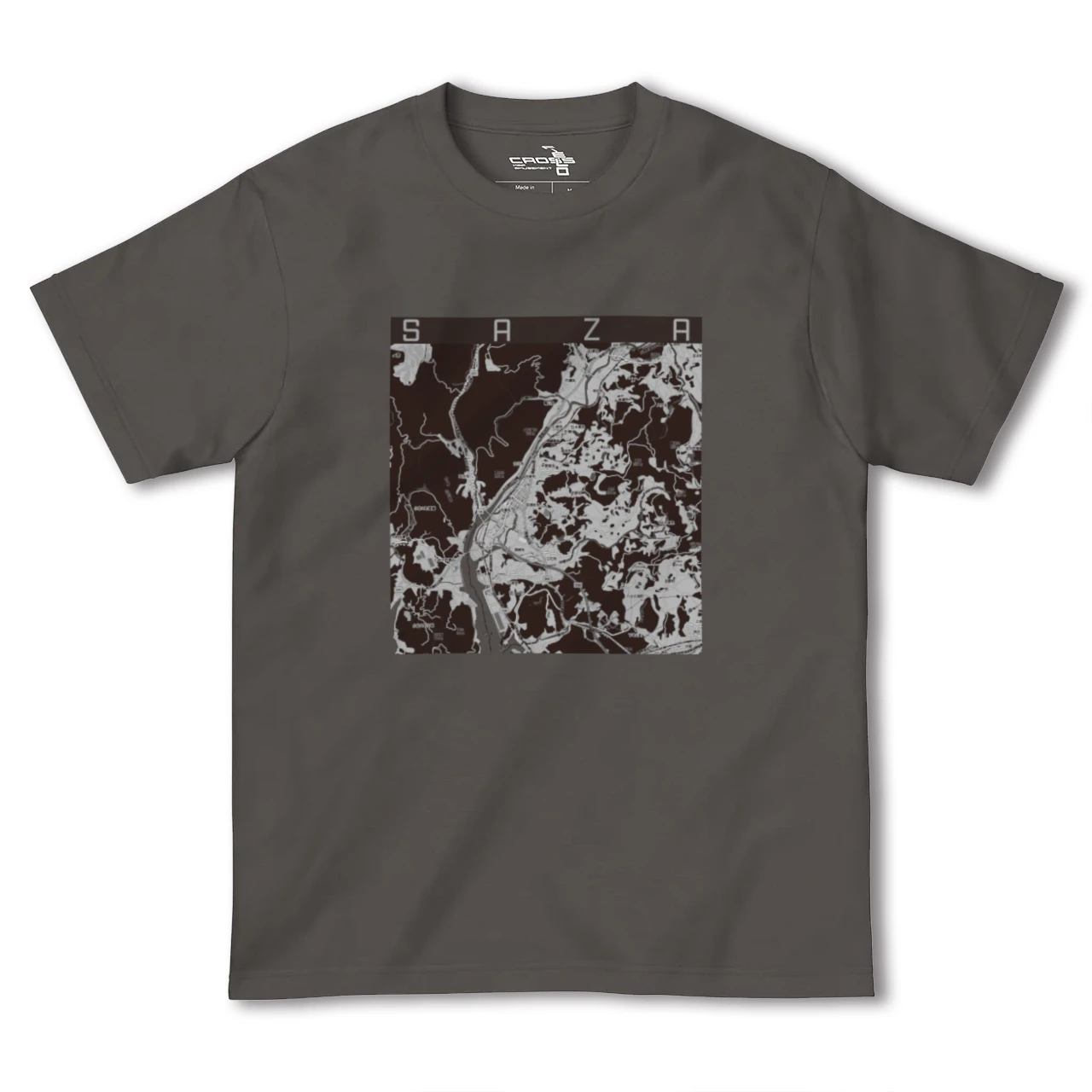 【佐々（長崎県）】地図柄ヘビーウェイトTシャツ