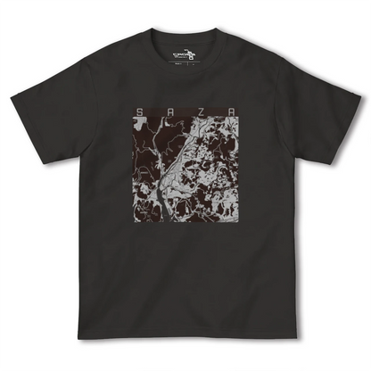 【佐々（長崎県）】地図柄ヘビーウェイトTシャツ
