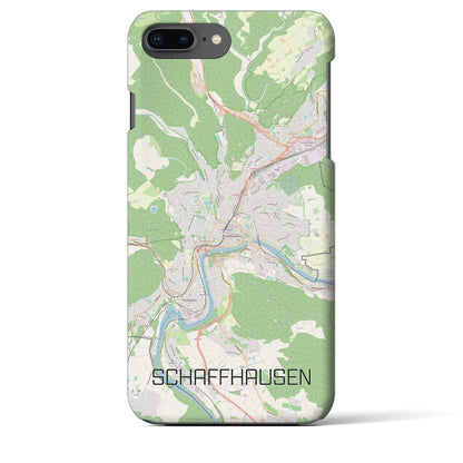 【シャフハウゼン（スイス）】地図柄iPhoneケース（バックカバータイプ）