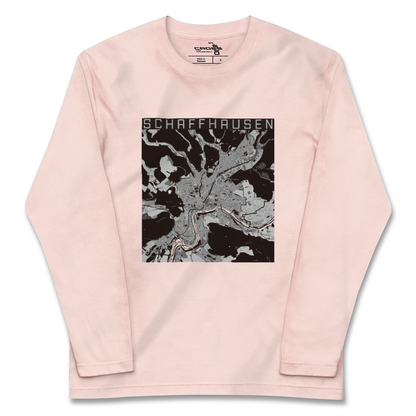 【シャフハウゼン（スイス）】地図柄ロングスリーブTシャツ
