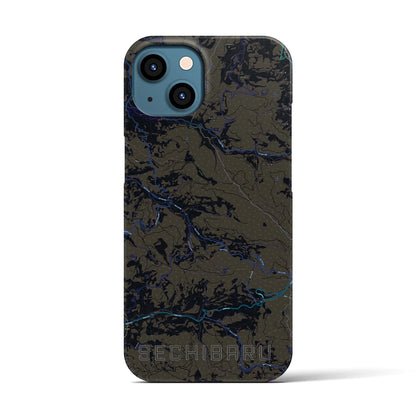 【世知原（長崎県）】地図柄iPhoneケース（バックカバータイプ）