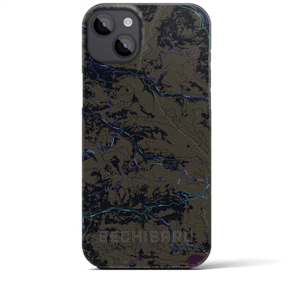 【世知原（長崎県）】地図柄iPhoneケース（バックカバータイプ）