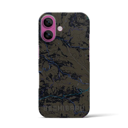 【世知原（長崎県）】地図柄iPhoneケース（バックカバータイプ）