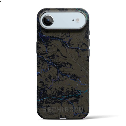 【世知原（長崎県）】地図柄iPhoneケース（バックカバータイプ）