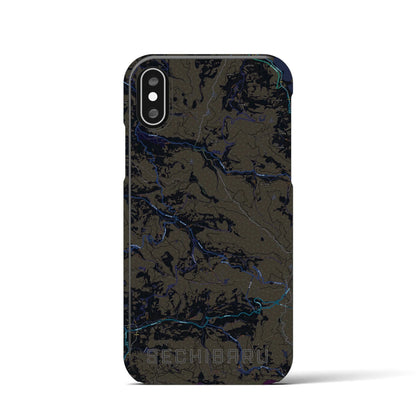 【世知原（長崎県）】地図柄iPhoneケース（バックカバータイプ）