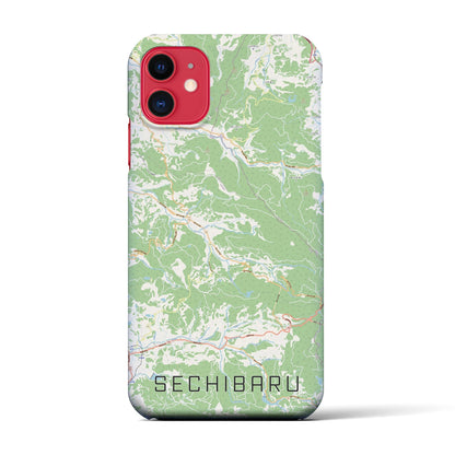 【世知原（長崎県）】地図柄iPhoneケース（バックカバータイプ）