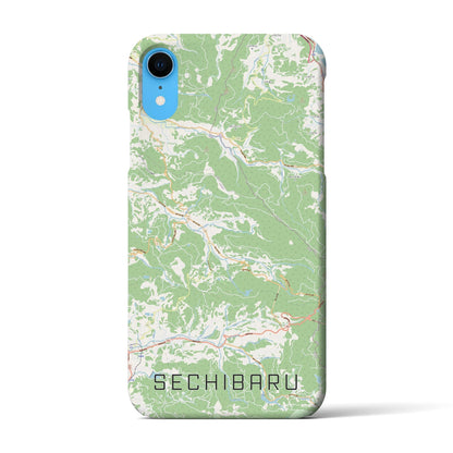 【世知原（長崎県）】地図柄iPhoneケース（バックカバータイプ）