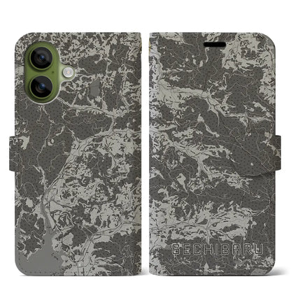 【世知原（長崎県）】地図柄iPhoneケース（手帳タイプ）