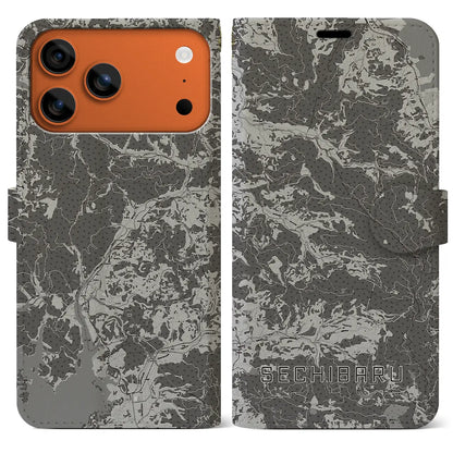 【世知原（長崎県）】地図柄iPhoneケース（手帳タイプ）