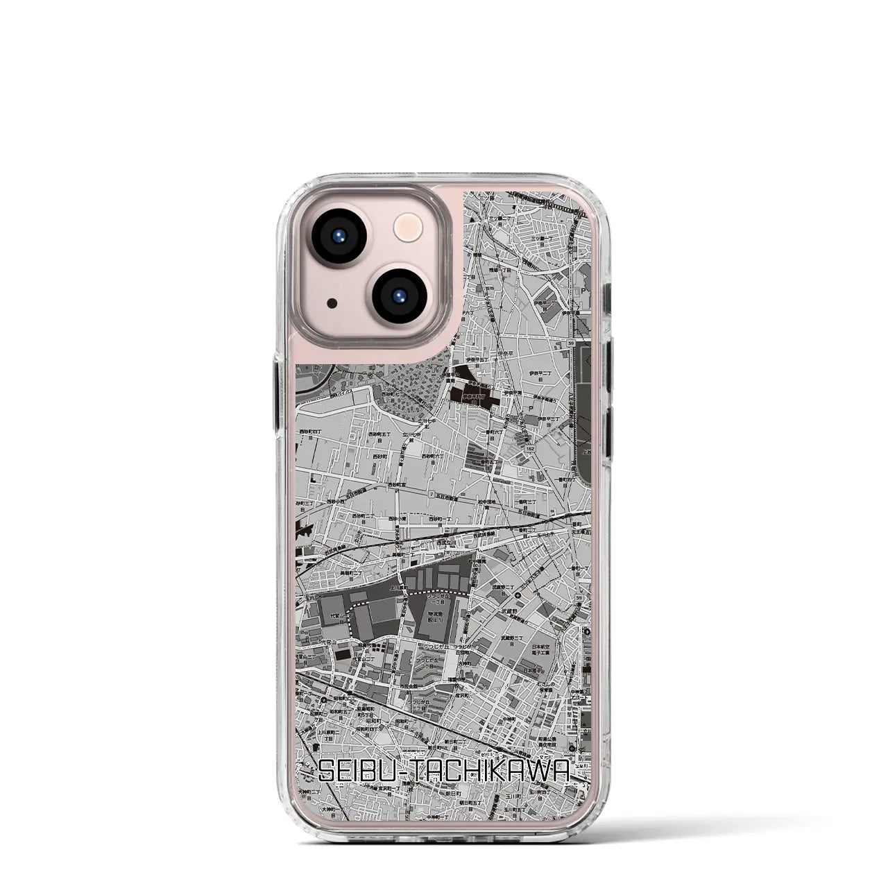 【西武立川（東京都）】地図柄iPhoneケース（MagSafeタイプ）