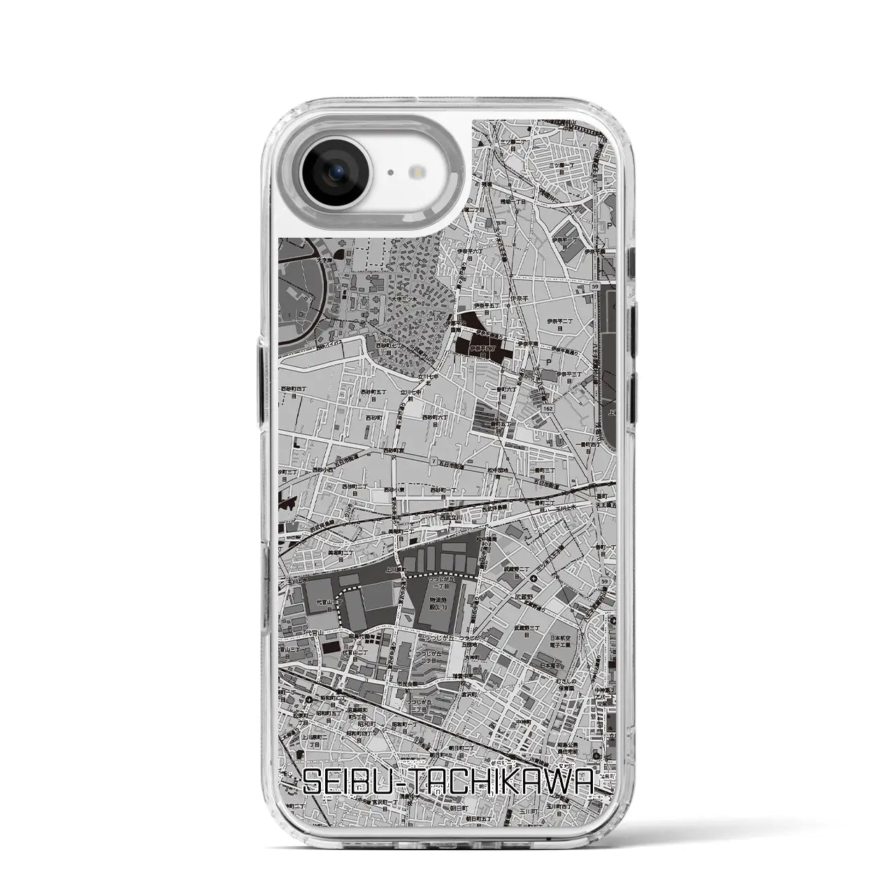 【西武立川（東京都）】地図柄iPhoneケース（MagSafeタイプ）