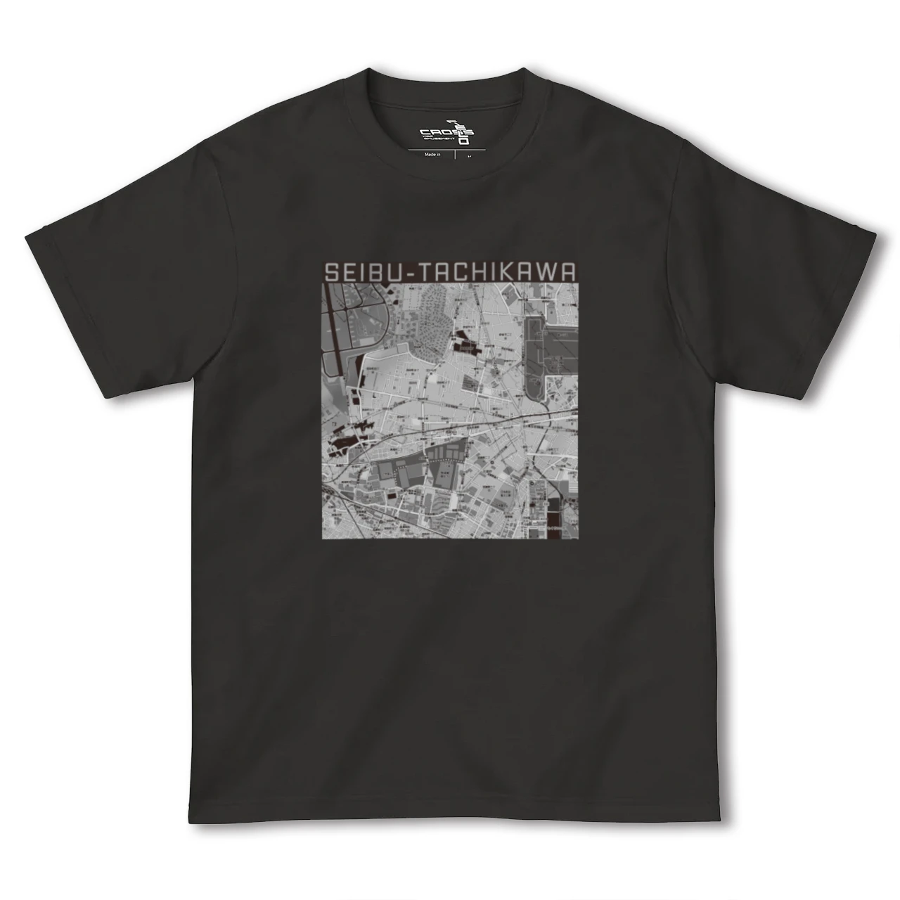 【西武立川（東京都）】地図柄ヘビーウェイトTシャツ