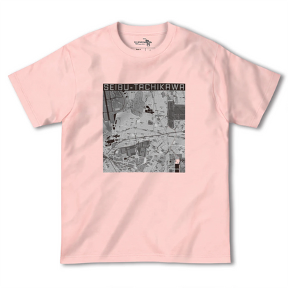 【西武立川（東京都）】地図柄ヘビーウェイトTシャツ