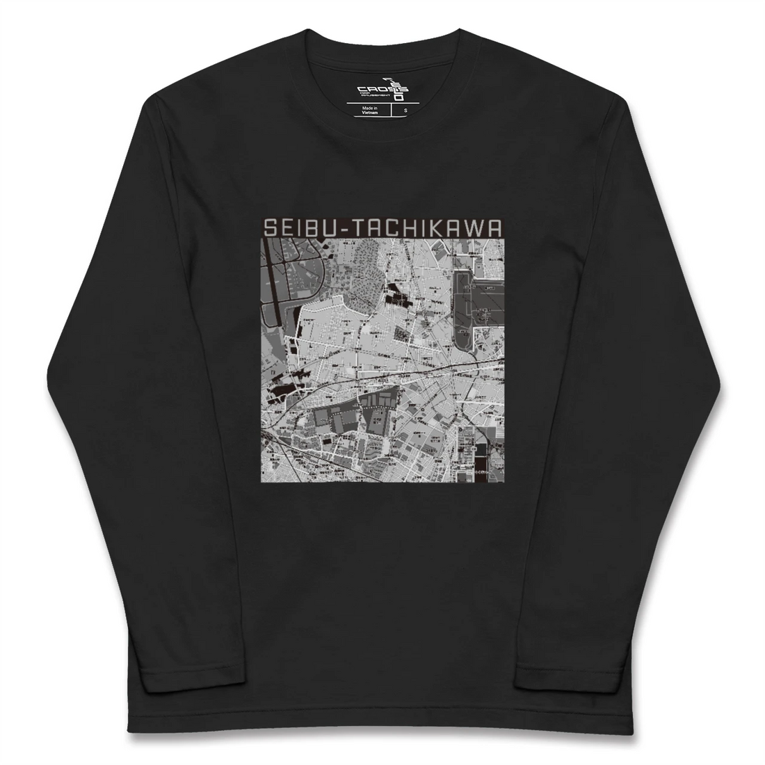 【西武立川(東京都)】地図柄ロングスリーブTシャツ