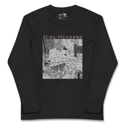 【西武立川（東京都）】地図柄ロングスリーブTシャツ
