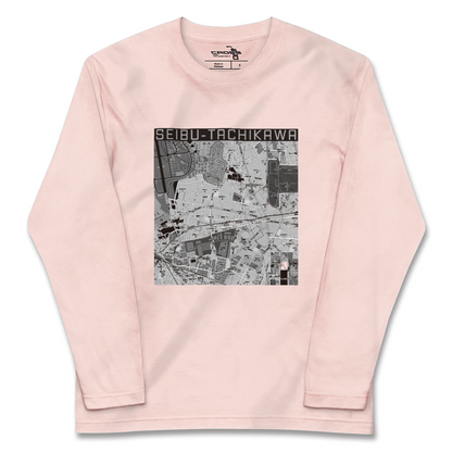 【西武立川（東京都）】地図柄ロングスリーブTシャツ