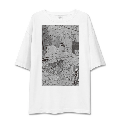 【西武立川（東京都）】地図柄ビッグシルエットTシャツ