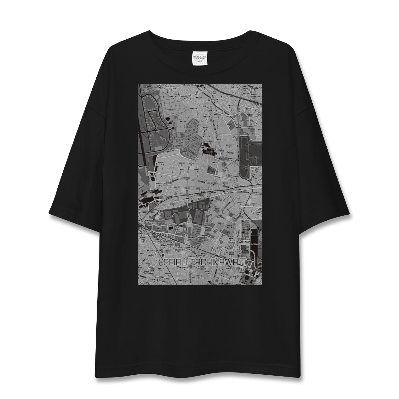 【西武立川（東京都）】地図柄ビッグシルエットTシャツ