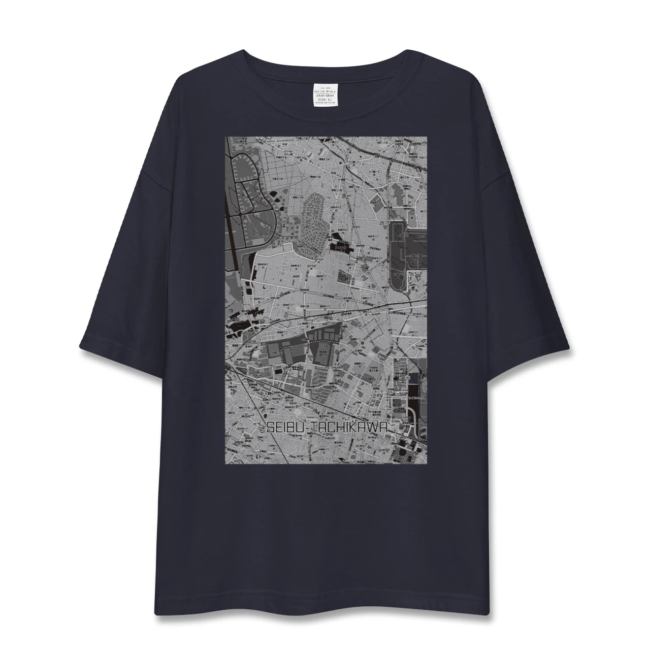 【西武立川（東京都）】地図柄ビッグシルエットTシャツ