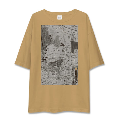 【西武立川（東京都）】地図柄ビッグシルエットTシャツ