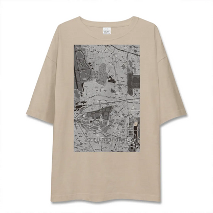 【西武立川（東京都）】地図柄ビッグシルエットTシャツ