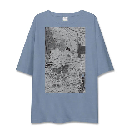 【西武立川（東京都）】地図柄ビッグシルエットTシャツ