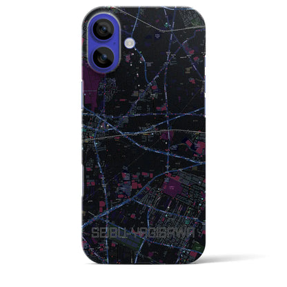 【西武柳沢（東京都）】地図柄iPhoneケース（バックカバータイプ）