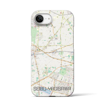 【西武柳沢（東京都）】地図柄iPhoneケース（バックカバータイプ）