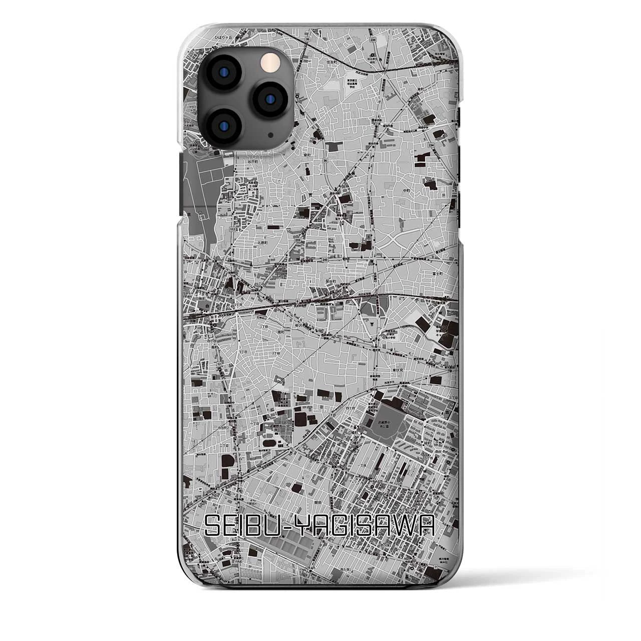 【西武柳沢（東京都）】地図柄iPhoneケース（クリアタイプ）