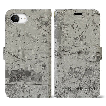 【西武柳沢（東京都）】地図柄iPhoneケース（手帳タイプ）