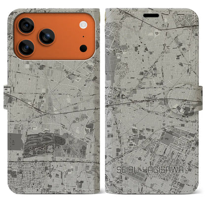 【西武柳沢（東京都）】地図柄iPhoneケース（手帳タイプ）