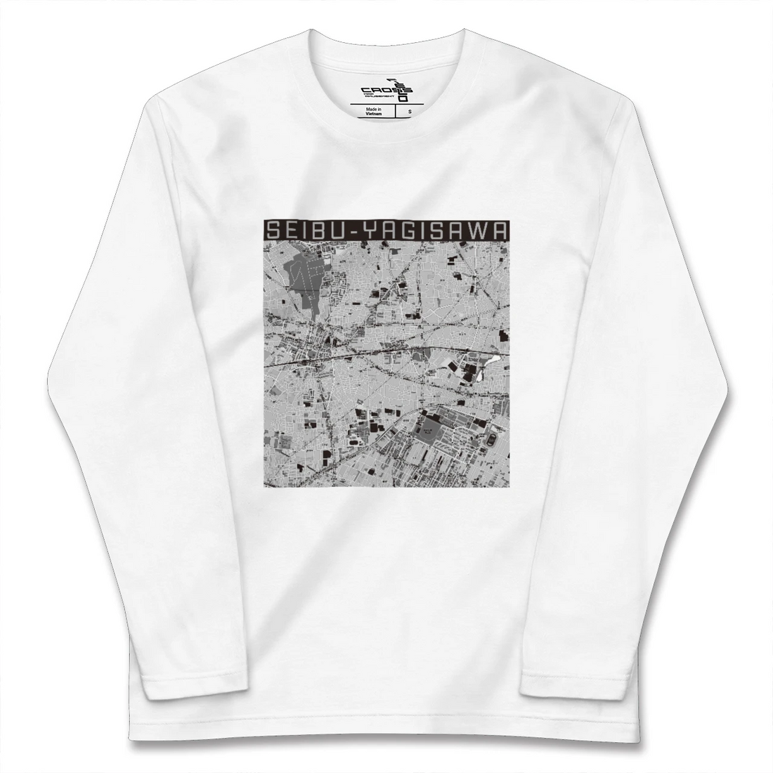【西武柳沢(東京都)】地図柄ロングスリーブTシャツ