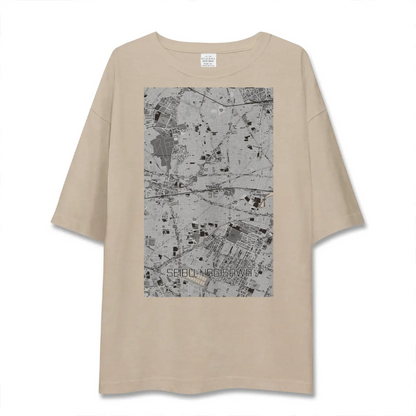 【西武柳沢（東京都）】地図柄ビッグシルエットTシャツ