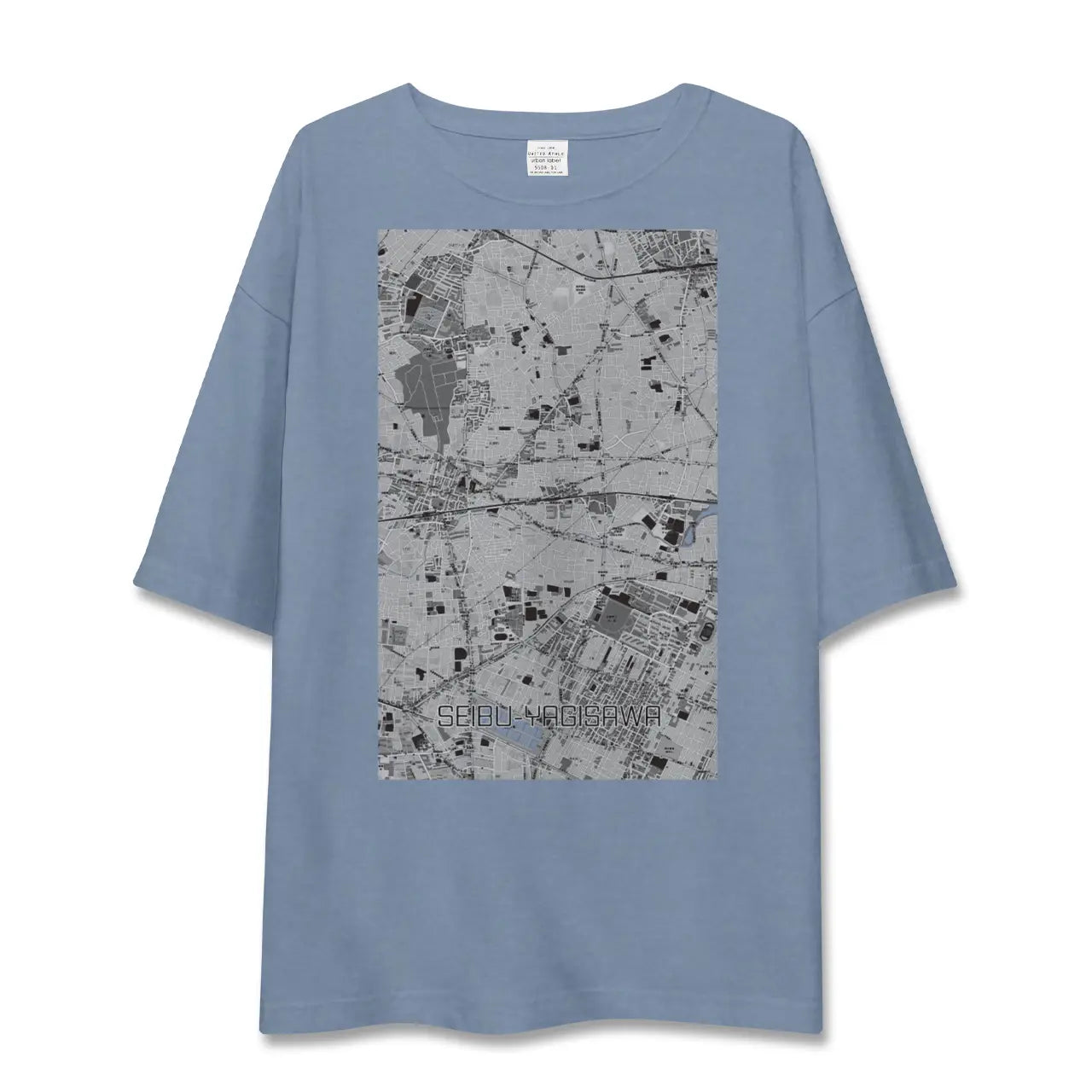 【西武柳沢（東京都）】地図柄ビッグシルエットTシャツ