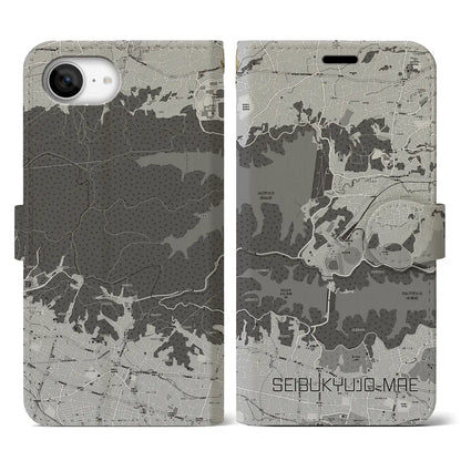 【西武球場前（埼玉県）】地図柄iPhoneケース（手帳タイプ）