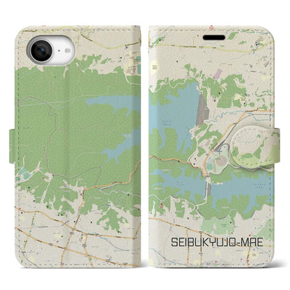 【西武球場前（埼玉県）】地図柄iPhoneケース（手帳タイプ）