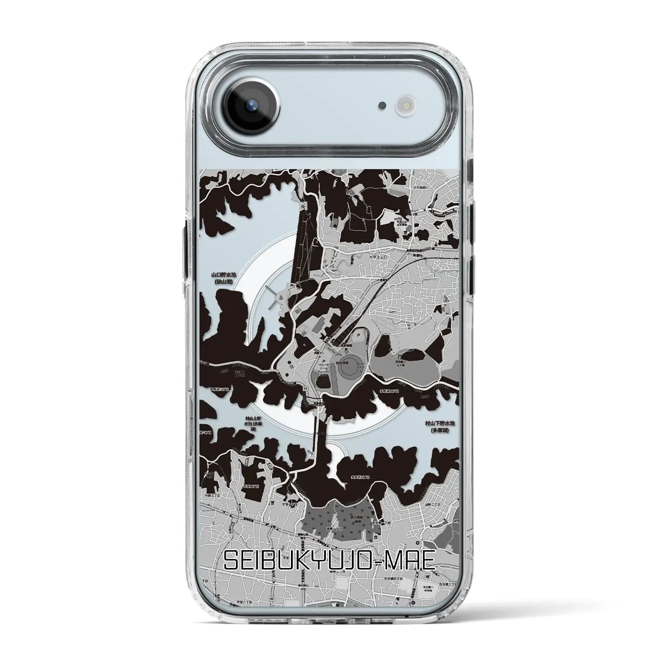 【西武球場前（埼玉県）】地図柄iPhoneケース（MagSafeタイプ）