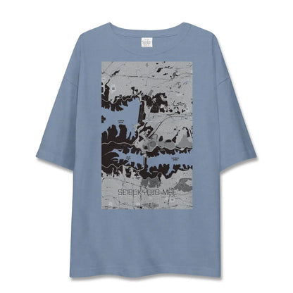 【西武球場前（埼玉県）】地図柄ビッグシルエットTシャツ