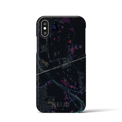 【成城（東京都）】地図柄iPhoneケース（バックカバータイプ）