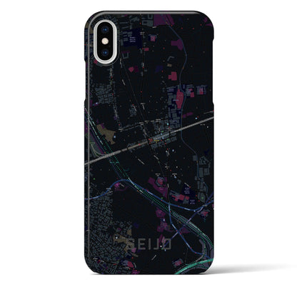 【成城（東京都）】地図柄iPhoneケース（バックカバータイプ）